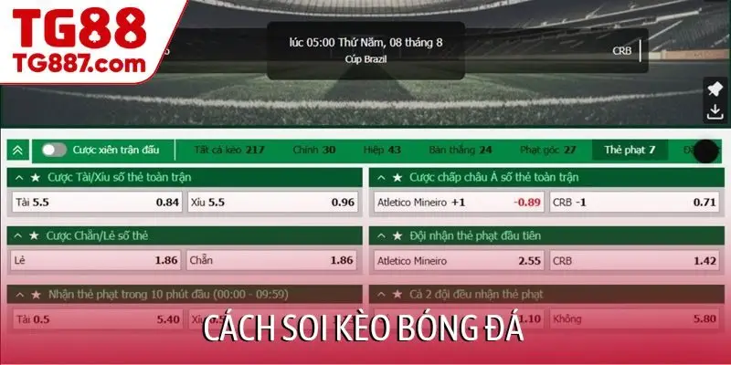 cách soi kèo bóng đá