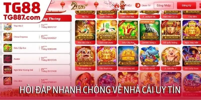 hỏi đáp nhanh chóng về nhà cái uy tín