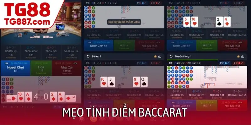 Mẹo tính điểm Baccarat