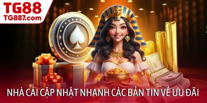 Nhà cái cập nhật nhanh các bản tin về ưu đãi, khuyến mãi