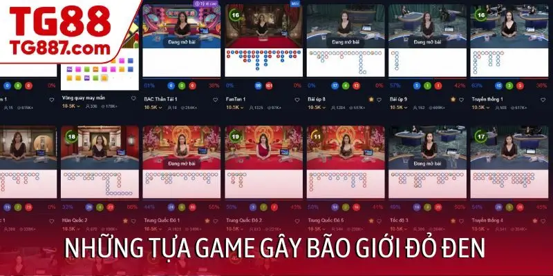 Những tựa game gây bão giới đỏ đen