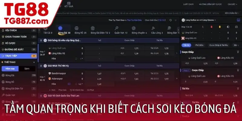 Tầm quan trọng khi biết cách soi kèo bóng đá